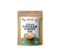 Pollo al Curry Vegano (Bocados Vegetales) - Pack de 2 Unidades (90g c/u) - Receta Estilo Oriental con Especias Naturales - Alto en Proteína y Sin Lácteos - 180g Total