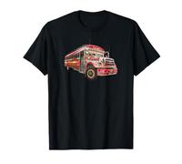 Pollo Autobús Guatemala Quetzal Guate Tikal Maya Antigua 502 Camiseta