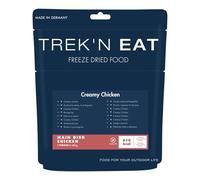 Pollo cremoso Trek'n Eat: plato cremoso de arroz con pollo para aventuras al aire libre | Comida integral sin gluten, ligera y duradera | 145 g de cantidad seca rinden aproximadamente 495 g