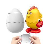 Pollo De Cuerda Que Camina - Pollo Saltarin De Pascua | Búsqueda de Huevos de Pascua - para Cumpleaños Navidad Niños Niñas Habitación Juegos Dormitorio Salón Estudio Hogar