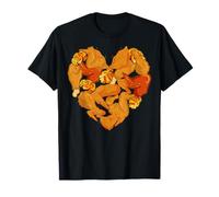 Pollo frito es mi San Valentín I Love Corazón de pollo frito Camiseta