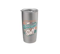 Pollo frito Mi fin de semana está listo Vaso térmico de acero inoxidable de doble pared