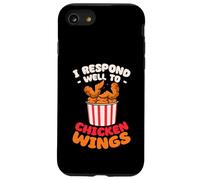 Pollo Frito Respondo Bien a Las alitas de Pollo Carcasa para iPhone SE (2020) / 7/8