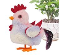 Pollo Graznante De Juguete, Peluche Electrónico Que Camina y Trina, Muñeco Interactivo Sensorial Educativo para Desarrollo Temprano Y Juego Creativo