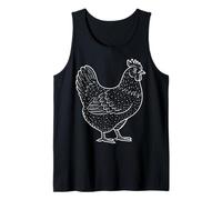Pollo Ilustración Mamá Pollo Camiseta sin Mangas