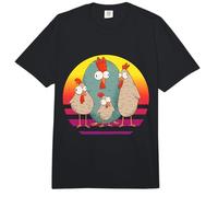 Pollo Loco Divertido en Comicstyle Crazy Chicken Crew Comfort Colors Adult Heavyweight T-Shirt