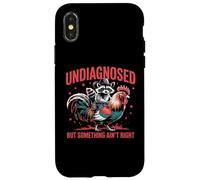 Pollo Mapache Divertido sin diagnosticar Pero Algo no está Bien Carcasa para iPhone X/XS