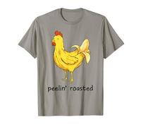 Pollo Plátano Peelin' Asado Divertido Extraño Extraño Absurdo Meme Camiseta