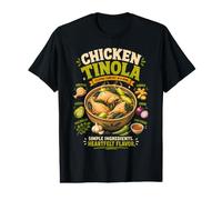 Pollo Tinola Filipino Comfort Sopa Bowl Diseño Pinoy Comida Camiseta gráfica económica