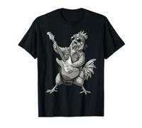 Pollo Tocando La Guitarra Rock & Roll Pollos Música Rockera Camiseta