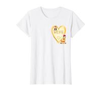 Pollo - Velo Nupcial Boda Novia Wife Esposa Camiseta gráfica económica, Mujer, Blanco, S