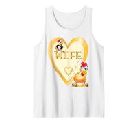 Pollo - Velo Nupcial Boda Novia Wife Esposa Camiseta sin Mangas