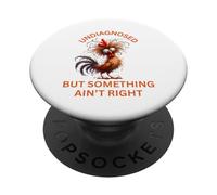 Pollo y ardilla locos no son correctos sin diagnosticar PopSockets PopGrip Adhesivo