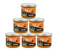 PolloPro Porción - 100% Pechuga de pollo cocida con sabor a Curry, Lista para Usar 25 g de Proteínas, Sin Conservantes, Snack de comida Proteica, Muà Fitness - paquete de 6 X 100 g