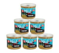 PolloPro Porción - 100% Pechuga de pollo cocida Lista para Usar 25 g Proteínas, Sin Conservantes, comida Proteica Sabrosa al Natural, Muà Fitness Muriel Di Blasi - paquete de 6 X 100 g