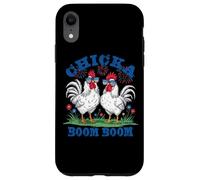 Pollos patrióticos festivos de Chicka Boom Boom Carcasa para iPhone XR