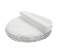 Polly Online Ronda de Papel para Hornear Papel de pergamino Antiadherente para Hornear para sartenes, Parrilla, Vapor, Hamburguesa Patty Pater 28CM 100PCS