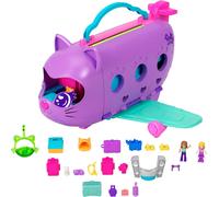 Polly Pocket Avión Kitty Airways Playset Abrible Figura Accesorios Mattel HWP19