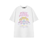 Polly Pocket Blanco Pollyville Camiseta de manga corta Mujeres