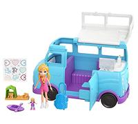 Polly Pocket Caravana de Aventuras de Polly, Accesorios para muñecas (Mattel FTP74)