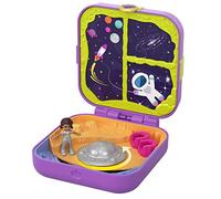 Polly Pocket - Cofre Aventuras en el Espacio, muñeca con Accesorios (Mattel GDL84)