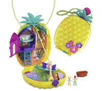 Polly Pocket Cofre Colgante Polly con Lila en Forma de piña, muñeca con Accesorios (Mattel GKJ64)