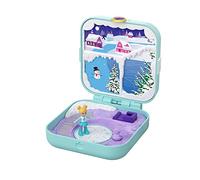 Polly Pocket - Cofre Cuento de Hadas en la Nieve, muñeca con Accesorios (Mattel GDL85)