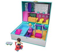 Polly Pocket Cofre Vamos al Cole, muñeca con Accesorios, Juguete +4 años (Mattel GFM48)