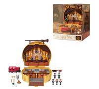 Polly Pocket Collector Playset, Harry Potter Compact | Harry, Ron, Hermione, Dumbledore y Profesora McGonagall, 11 accesorios, temática Hogwarts, HRD56