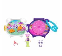 Polly Pocket Set de juego compacto mini mundo de mascotas Pandita para niñas de 4 años o más
