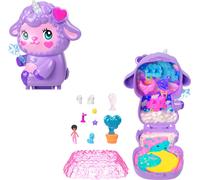 Polly Pocket Dolls & Playset, Cozy Dreamland Lamb Compact, Tra (Importación USA)