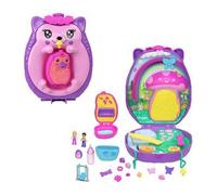 Polly Pocket - Juguete portátil Mamá y bebé erizo