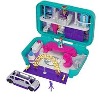 Polly Pocket Maletín fiesta divertida, muñeca con accesorios (Mattel FRY41)
