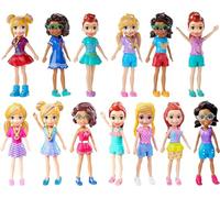 Polly Pocket Mattel Amigas, Surtido muñecas con Accesorios (FWY19)