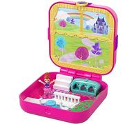Polly Pocket Mundo Sorpresa Princesas, Cofre de muñecas con Accesorios (Mattel GDK80)