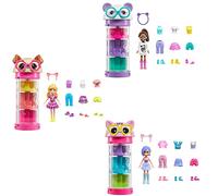 Polly Pocket Set de Juego Tubo de Modas Giratorio para niñas de 4 años en adelante