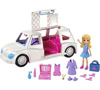 Polly Pocket Superlimusina de Polly, Juguetes Coche de muñecas, +4 años (GDM19)