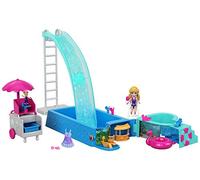 Polly Pocket Superpiscina de Polly, accesorios para muñecas (Mattel FTP75)