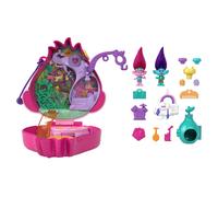 Polly Pocket Trolls Compact Playset, Poppy & Branch Micro Doll (Importación USA)