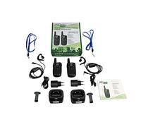 POLMAR Gemini Pack 2 Walkie Talkies Profesional PMR-446 Uso Libre 16 Canales Compatible con Kenwood TK3501 y Luthor TL-77