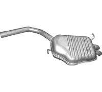 POLMO Silenciador De Escape Compatible Para Audi A4 Avant 8E5 B6 8E2