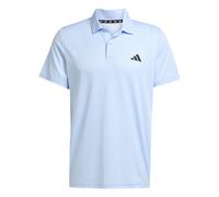 adidas Hombre Train Essentials Training Polo Shirt, Glow Blue/Black, L