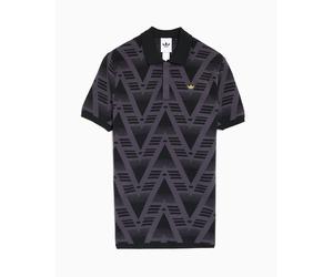 Polo adidas Originals Bruised Banana para hombre Negro,Gris XS
