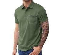 Polo básico liso para hombre, 2026, a la moda, cómodo, transpirable, color sólido, con solapa, camisa de manga corta, blusa Henley para hombre, camiseta de golf 2026, Jn, M
