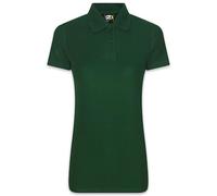 Polo clásico de manga corta para mujer para mujer estilo informal para trabajo deportes jardinería construcción ideal para Navidad cumpleaños regalo de cumpleaños electricista verde oscuro S