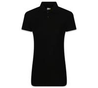 Polo clásico para mujer de manga corta para mujer, estilo casual, deportes, jardinería, construcción, trabajo, ideal para Navidad, cumpleaños, constructor, electricista, Negro, S