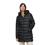 Polo Club Abrigo Ultralight de Mujer en Negro con bordado y cierre de Cremallera - Chaqueta Invierno