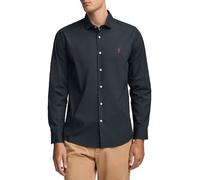 Polo Club Camisa de hombre de poplin y corte slim con logo Rigby Go. Azul marino 56/3XL