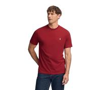 Polo Club Camiseta básica Granate de algodón con Logo Rigby Go para Hombre