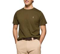 Polo Club Camiseta de hombre cuello redondo acanalado. Blanco 56/3XL